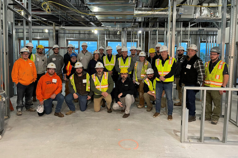 Vermont Commercial Craft Apprenticeship Program Participants at PC Construction