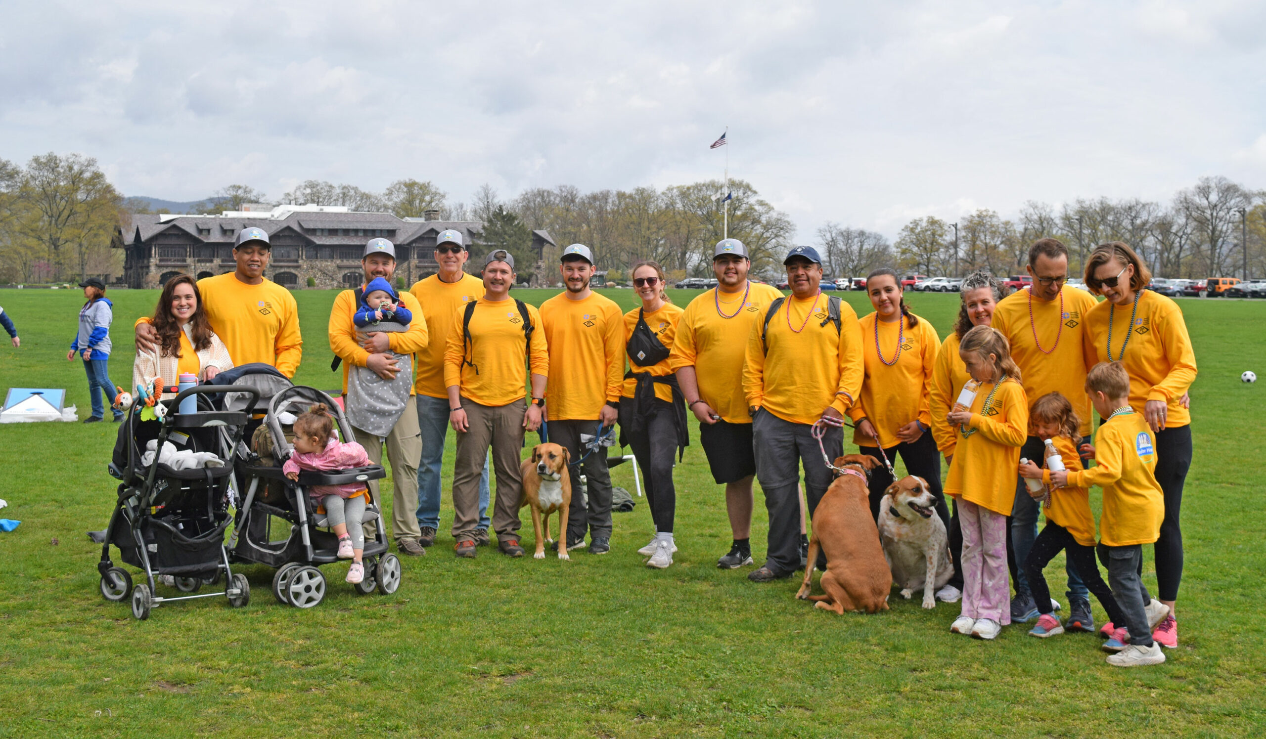 PC Construction's Hike for Hope team photo.