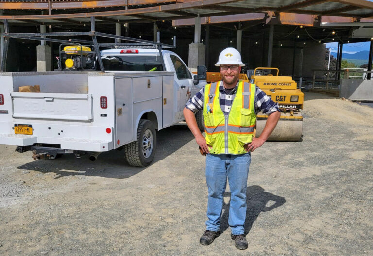 Construction Worker with Truck