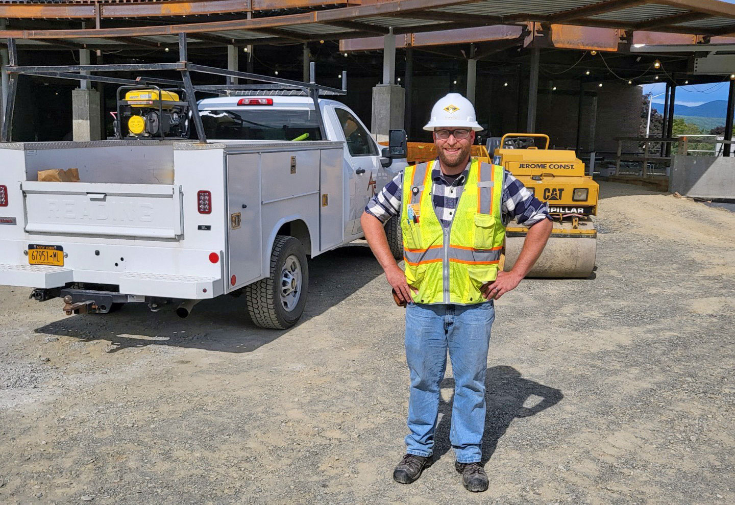 Construction Worker with Truck
