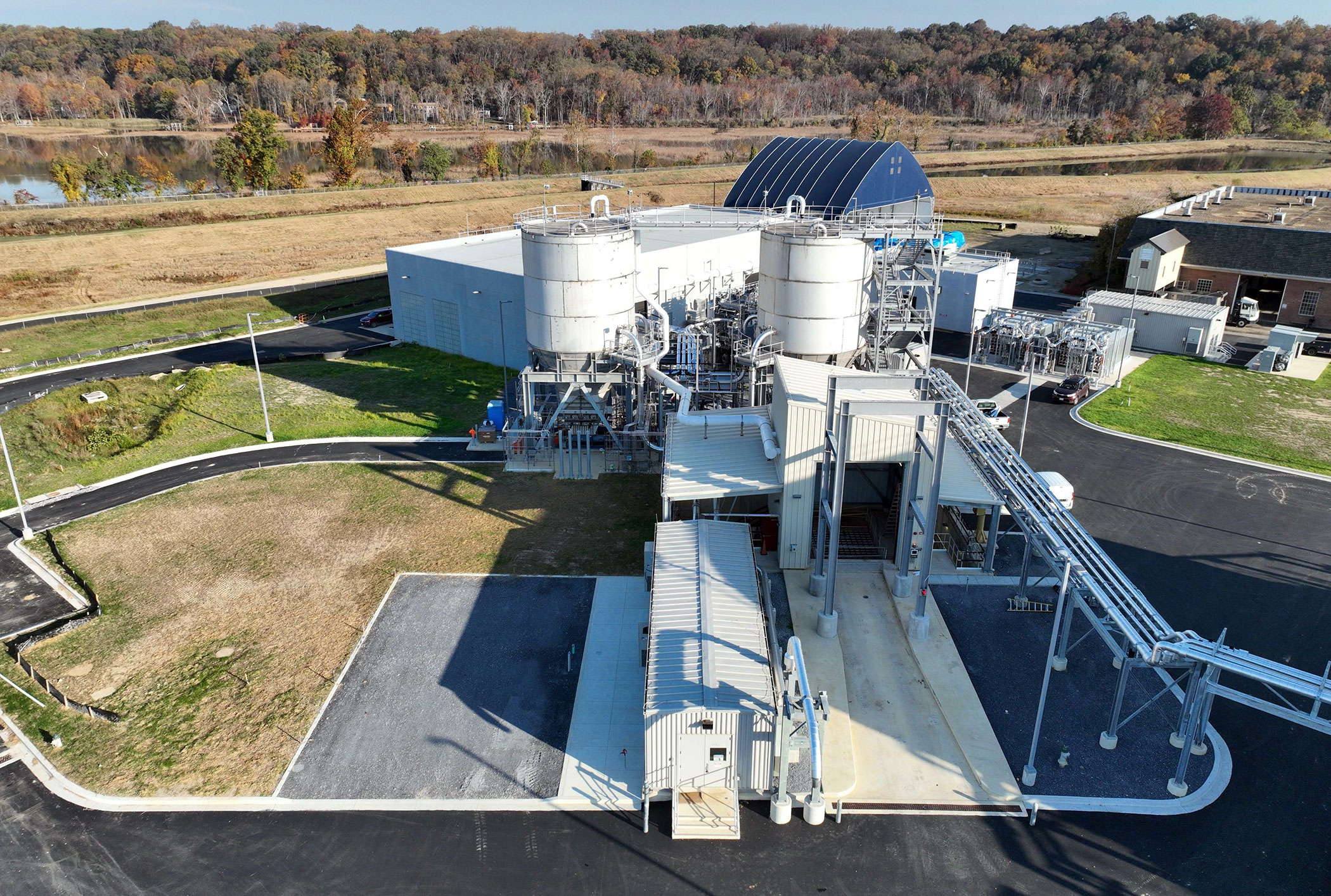WSSC Piscataway Bioenergy project cake receiving