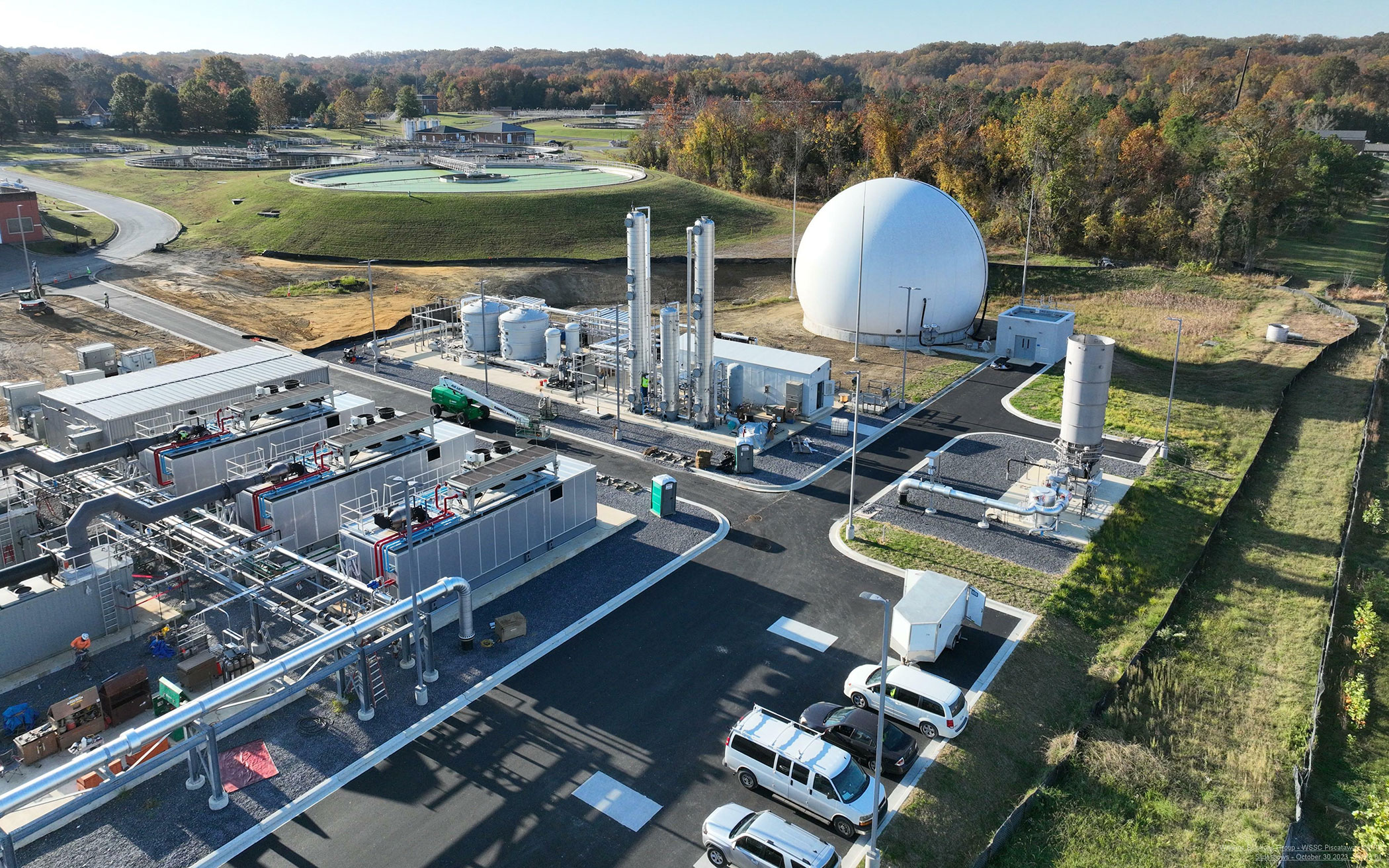 WSSC Piscataway Bioenergy project gas handling upgrades, flare and storage