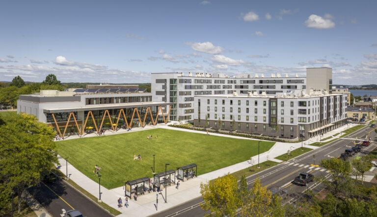University of Southern Maine Portland Commons Residence Hall and McGoldrick Center for Career & Student Success