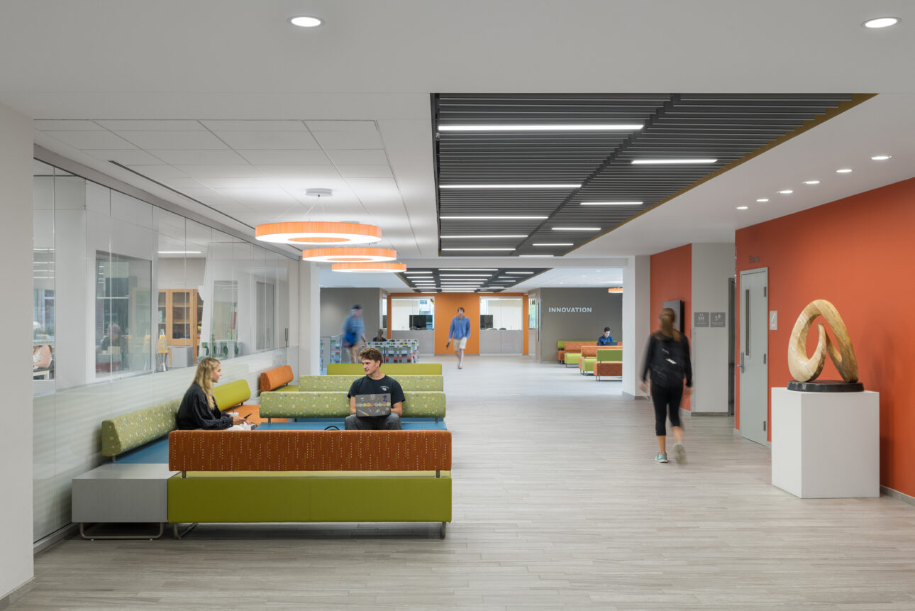 UVM STEM Complex Lounge Area