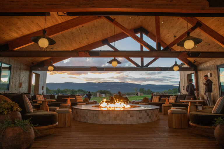 Great Porch Fireplace